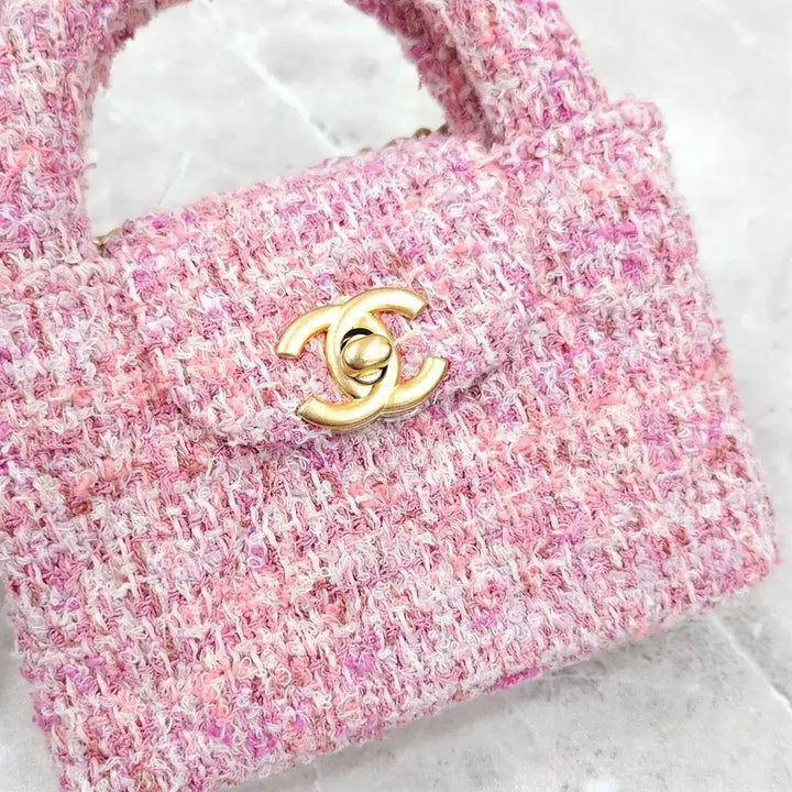 [BUNJANG] Chanel 24P Tweed Kelly Nano Bag AP3435 / 샤넬 24P 트위드 켈리백 나노 AP3435