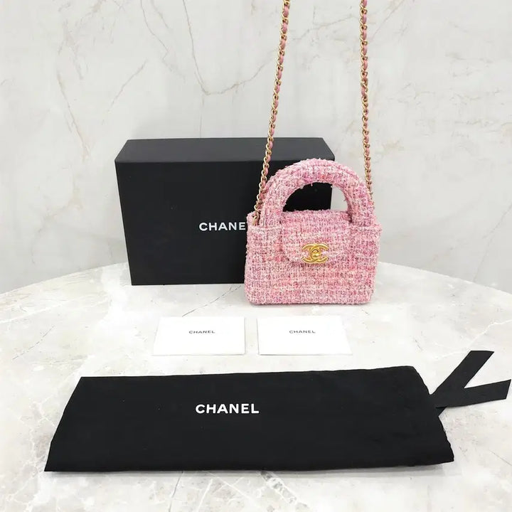 [BUNJANG] Chanel 24P Tweed Kelly Nano Bag AP3435 / 샤넬 24P 트위드 켈리백 나노 AP3435