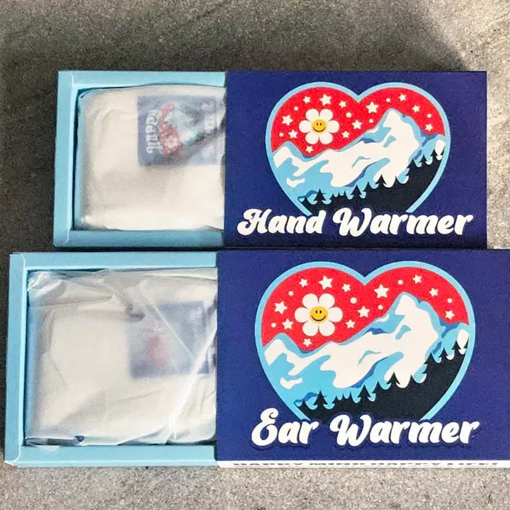 [BUNJANG] Wiggle Wiggle Hand Warmer & Ear Warmer Set / (새상품)위글위글 핸드워머+이어워머 세트_화이트