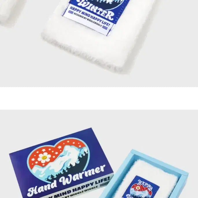 [BUNJANG] Wiggle Wiggle Hand Warmer & Ear Warmer Set / (새상품)위글위글 핸드워머+이어워머 세트_화이트