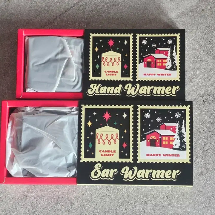 [BUNJANG] Wiggle Wiggle Hand Warmer & Ear Warmer Set (Black) / (새상품)위글위글 핸드워머+이어워머 세트_블랙