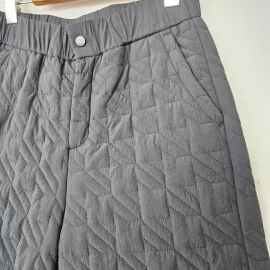 [BUNJANG] Black Quilted Pants / 블랙 퀼팅 팬츠