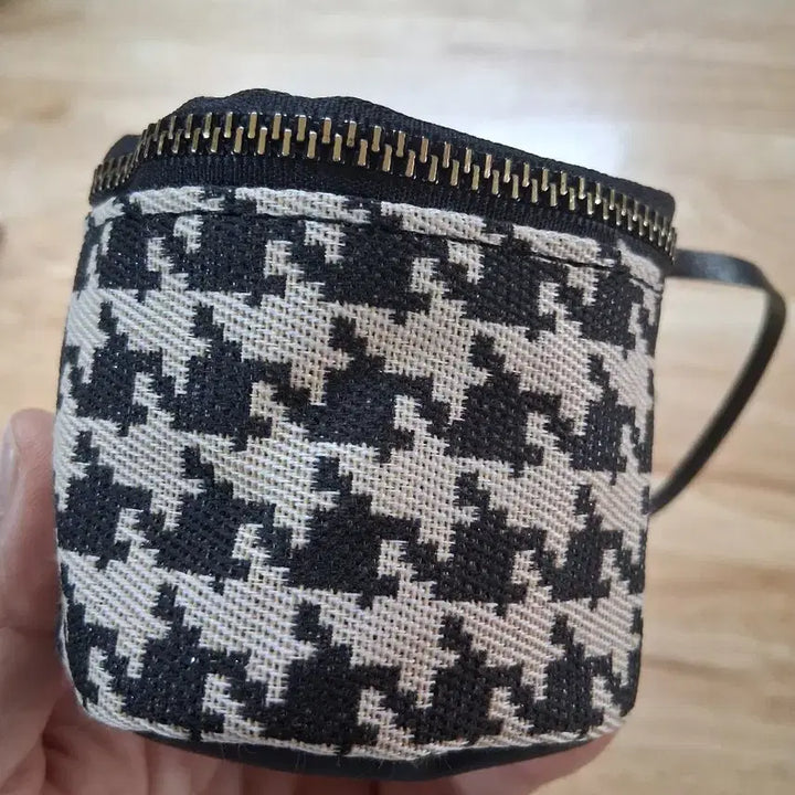 [BUNJANG] Check Pattern Coin Purse Set / 체크 지갑 키링 2개세트