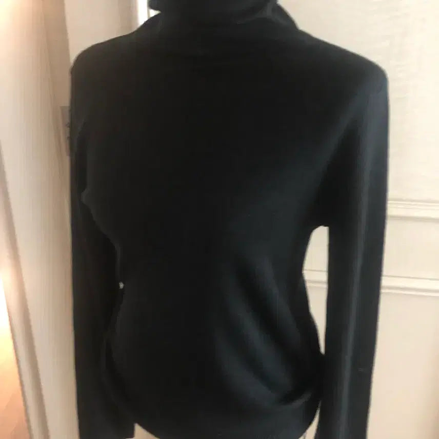 [BUNJANG] Black Turtleneck Sweater (Size 55-66) / 블랙목폴라 55~66