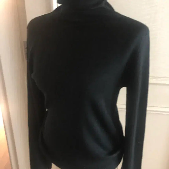 [BUNJANG] Black Turtleneck Sweater (Size 55-66) / 블랙목폴라 55~66