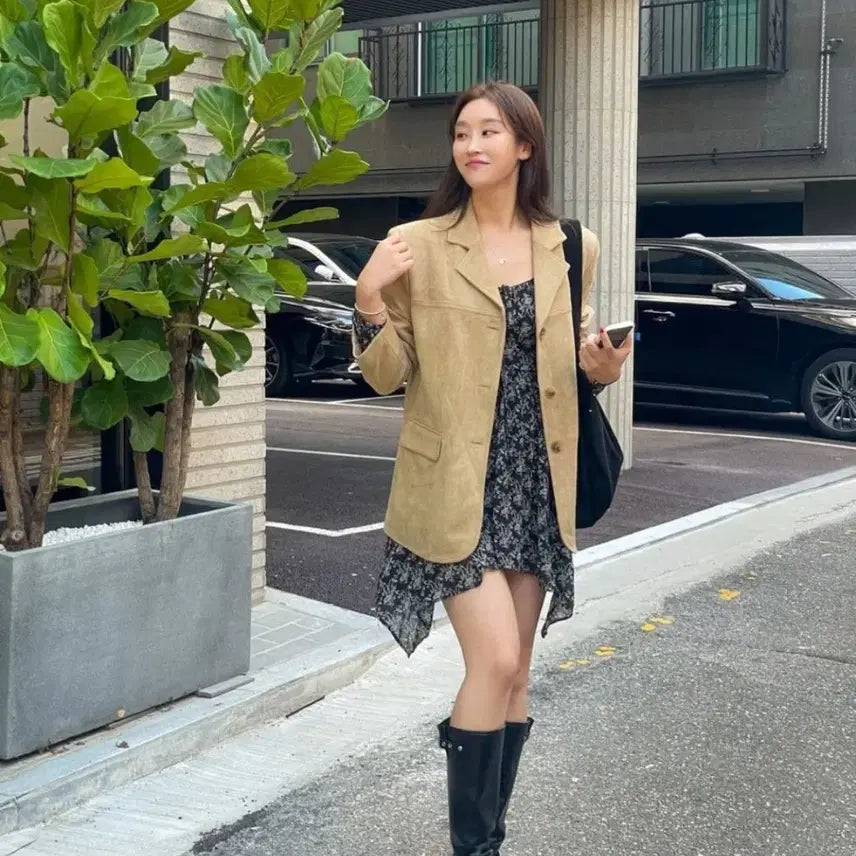 [BUNJANG] Suede Jacket / 스웨이드 자켓