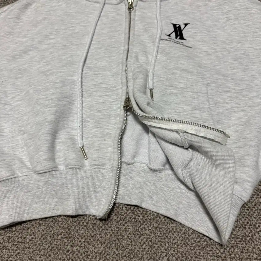 [BUNJANG] Urban Dress Crop Hooded Zip-up / 1 어반드레스 크롭 후드집업