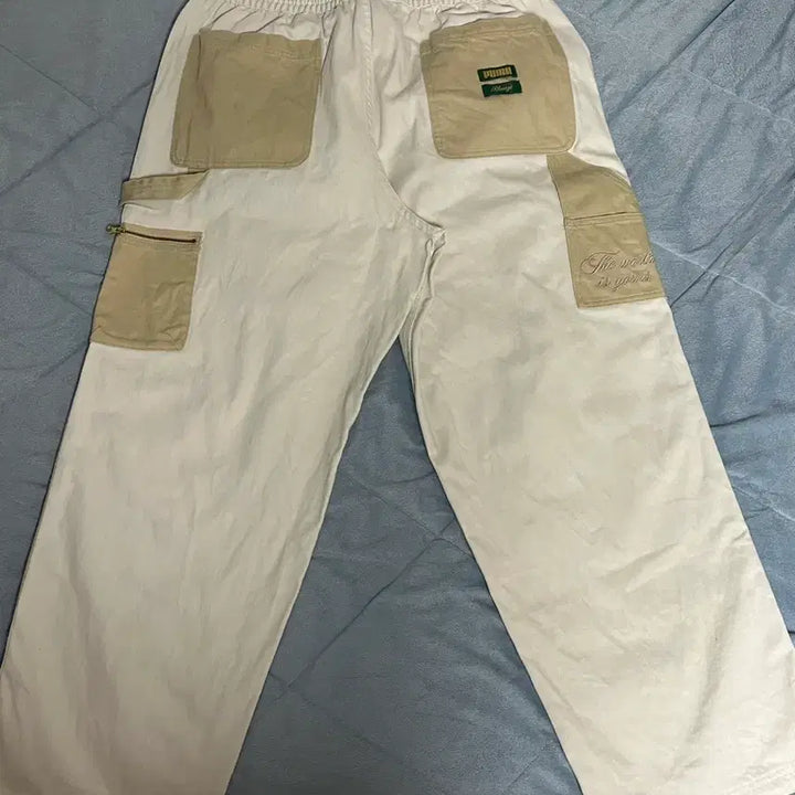 [BUNJANG] PUMA Luigi Double Knee Pants Pristine Beige / [XL] 푸마 루이지 더블니 팬츠 프리스틴 베이지
