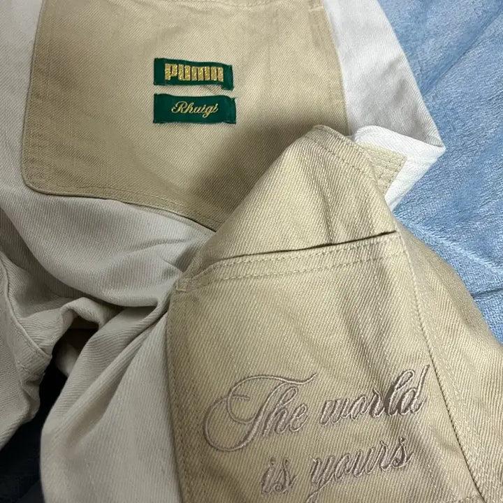 [BUNJANG] PUMA Luigi Double Knee Pants Pristine Beige / [XL] 푸마 루이지 더블니 팬츠 프리스틴 베이지