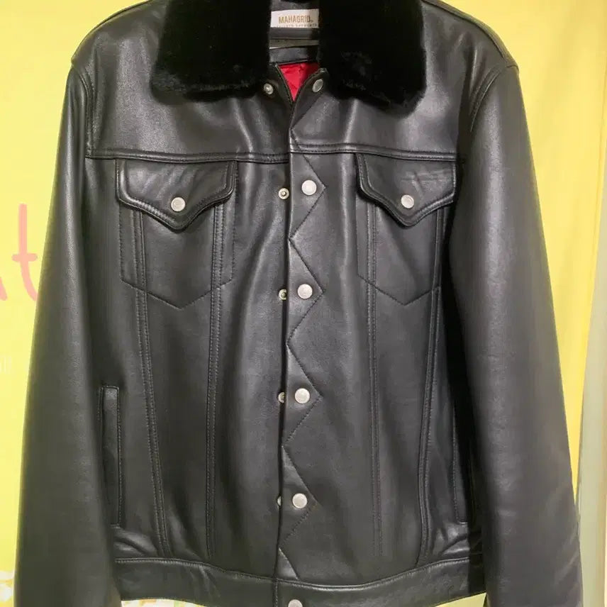 [BUNJANG] Mahagrid Leather Trucker L Jacket / 마하그리드 양가죽 트러커 L 판매 합니다