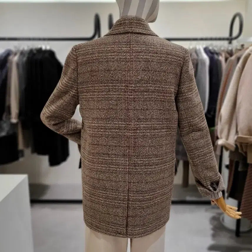 [BUNJANG] LINE Edition Wool Jacket / LINE 라인어디션 모직 자켓 겨울자켓