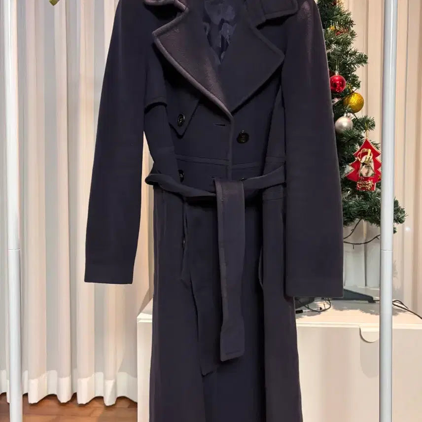[BUNJANG] MINE Wool and Cashmere Blend Coat / MINE 마인 코트 모100% 캐시미어10%