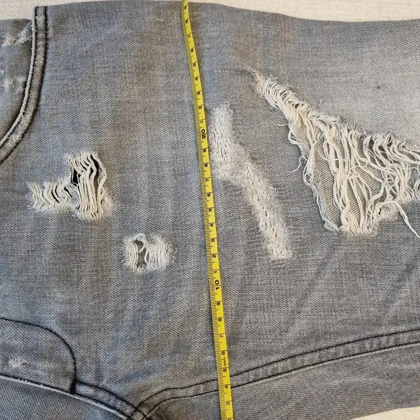 [BUNJANG] Dolce & Gabbana Gray Denim Jeans / 돌체앤가바나 데미지 워싱 그레이 청바지