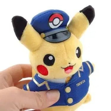 [BUNJANG] Pokemon Pikachu Station Master Keyring / 포켓몬 도쿄역 한정 피카츄 역장 인형 키링 포켓몬스터