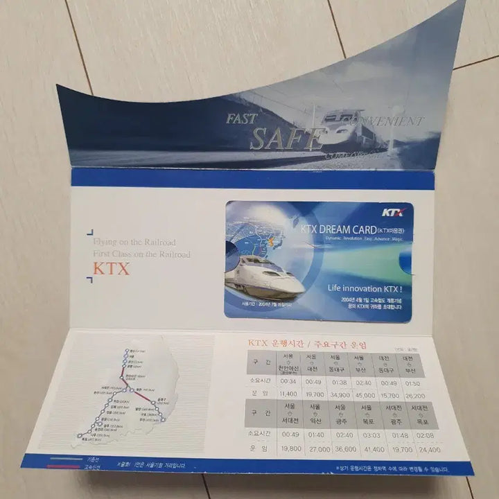 [BUNJANG] KTX Inauguration Commemorative Ticket / KTX 개통 기념 승차권