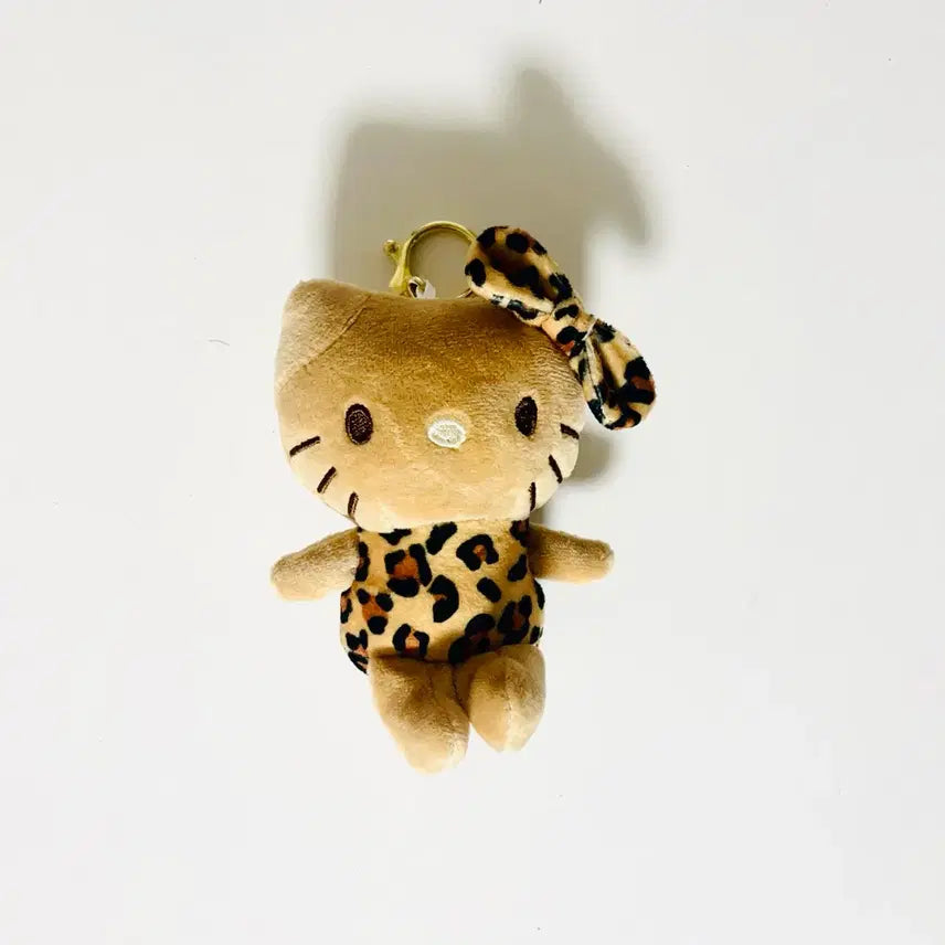 [BUNJANG] Kitty Leopard Print Keychain Set / 키티 롱다리키티안경표범정품키링 5개 세트
