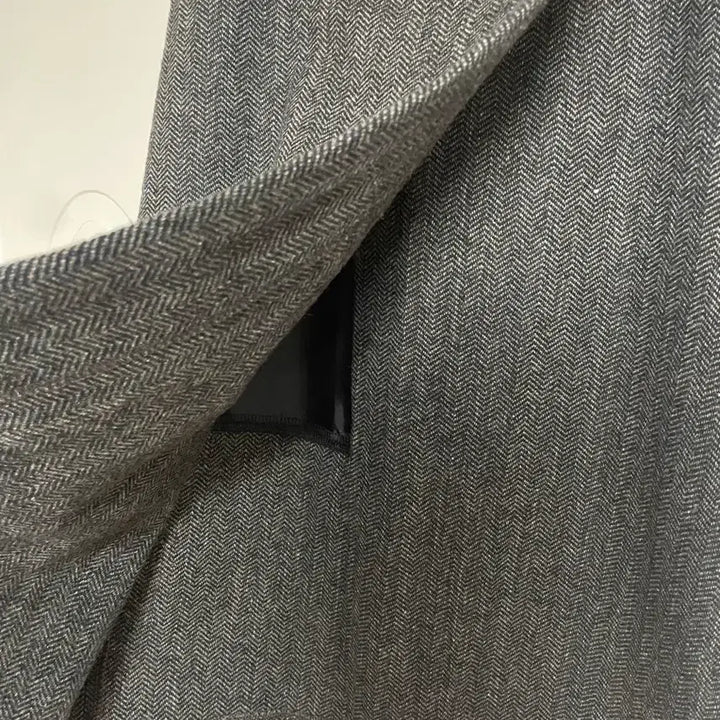 [BUNJANG] Herringbone Wool Long Skirt / 헤링본 울 롱 스커트