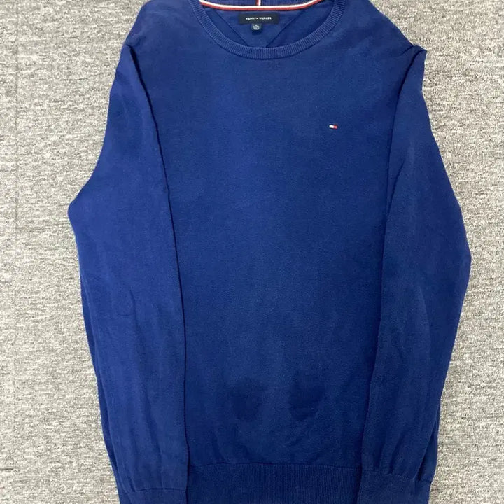 [BUNJANG] Tommy Hilfiger Round Neck Knit Blue XL / 타미힐피거 라운드넥 니트 블루 XL