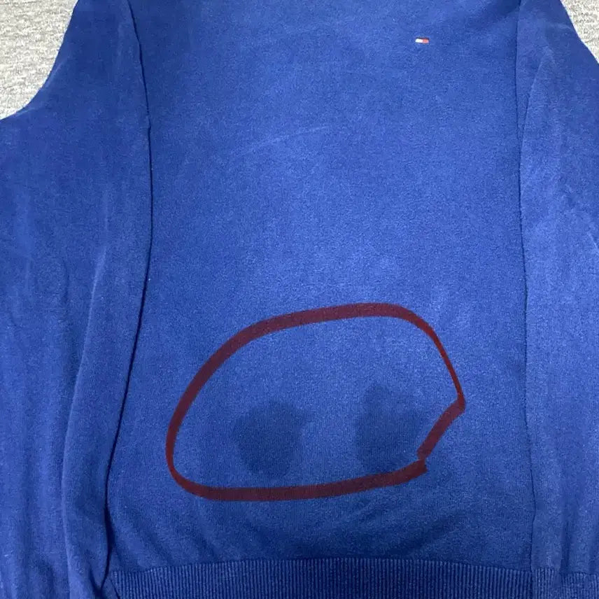 [BUNJANG] Tommy Hilfiger Round Neck Knit Blue XL / 타미힐피거 라운드넥 니트 블루 XL