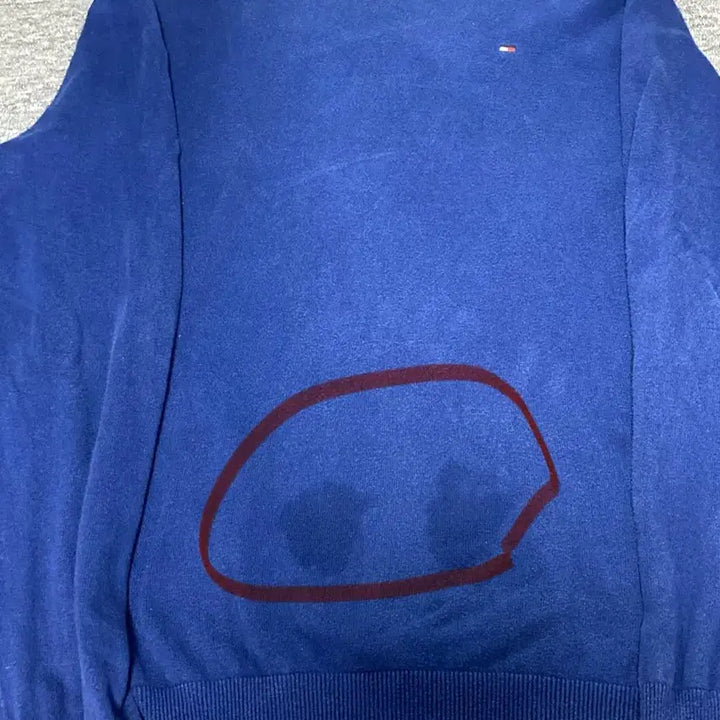[BUNJANG] Tommy Hilfiger Round Neck Knit Blue XL / 타미힐피거 라운드넥 니트 블루 XL