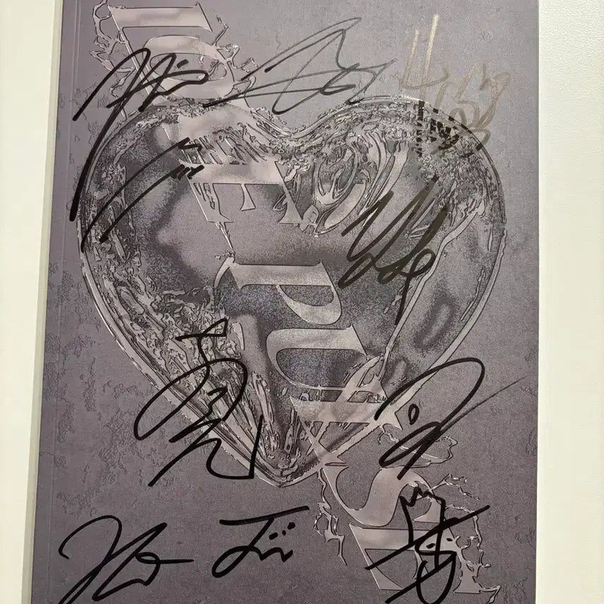 트레저 (treasure) 친필 싸인앨범