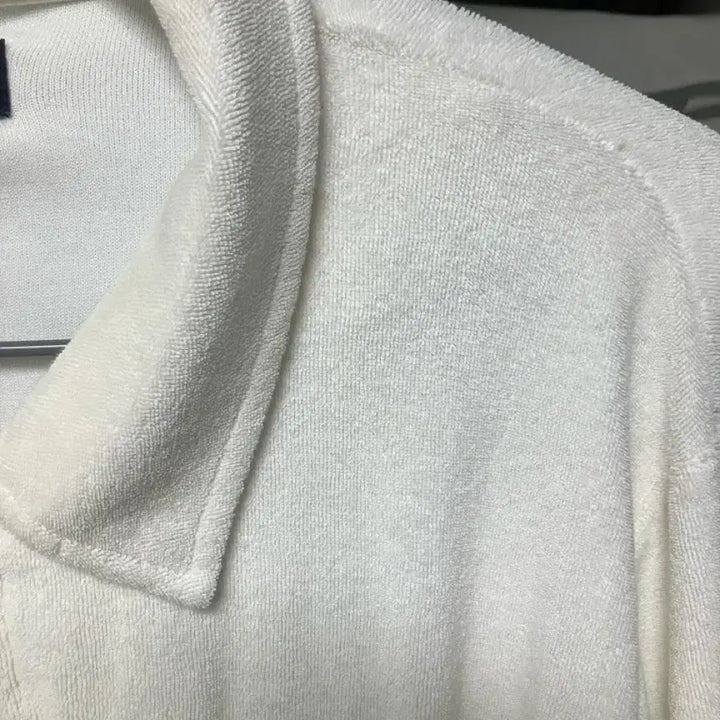 [BUNJANG] Fred Perry White Towel Jacket / 프레드페리 화이트 타월 재킷(집업)