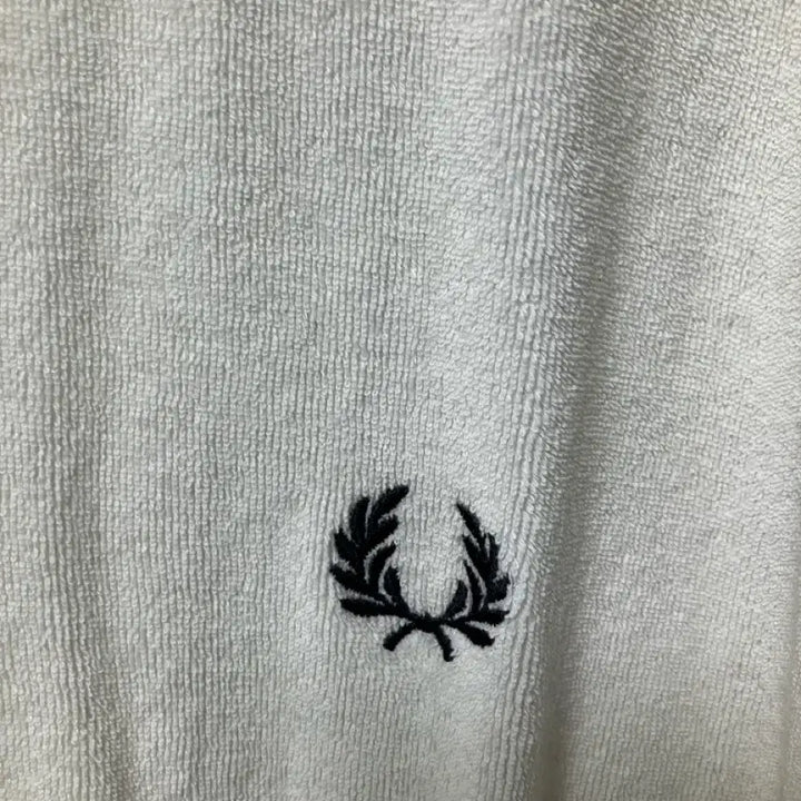 [BUNJANG] Fred Perry White Towel Jacket / 프레드페리 화이트 타월 재킷(집업)