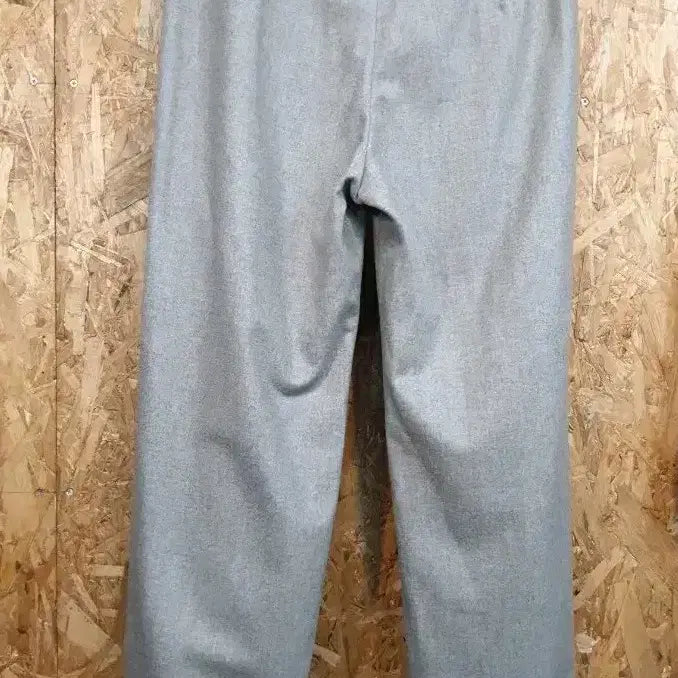 [BUNJANG] StayC Gray 55 Slacks Pants / TIME 타임   울 스트레이트 슬랙스 팬츠  그레이 55