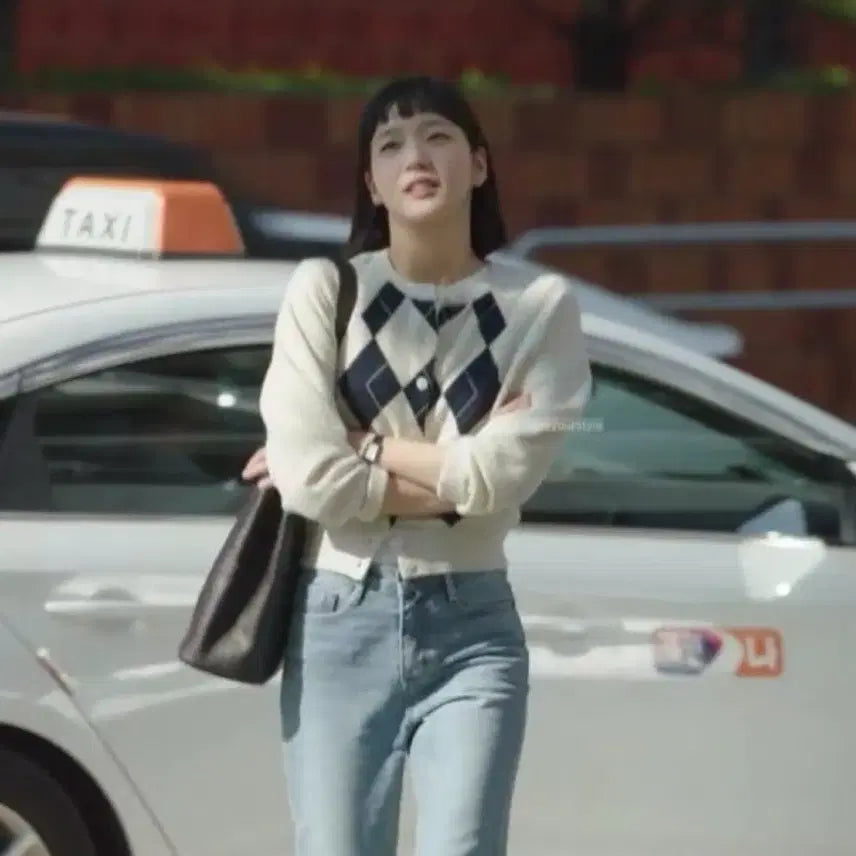 [BUNJANG] LoSeoul Large Shoulder Bag / 로서울 숄더백 Large Aline shoulder bag Umber