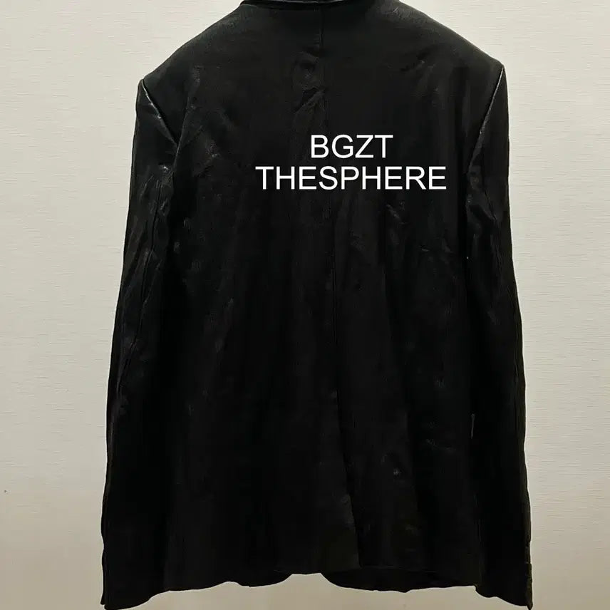 [BUNJANG] RECTO 25FW Crinkle Leather Single Blazer Jacket / 렉토 25FW 크링클 레더 싱글 가죽 블레이져 자켓