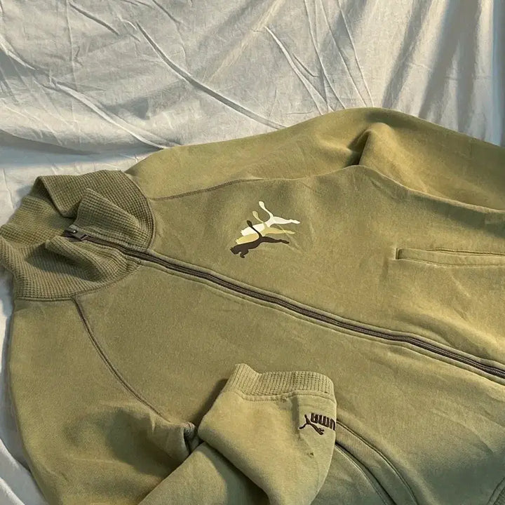 [SOLD OUT] 퓨마 빈티지 소매 로고 집업