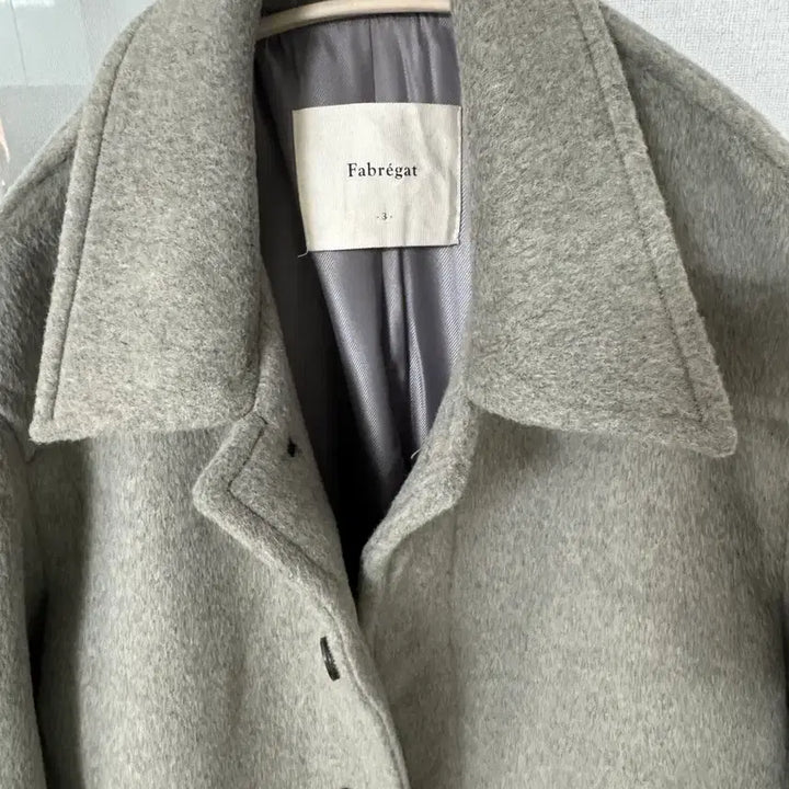 [BUNJANG] Fabregas Alpaca Balmacaan Coat (Melange Topper) / 파브레가 알파카 발마칸 코트(멜라지 토퍼)