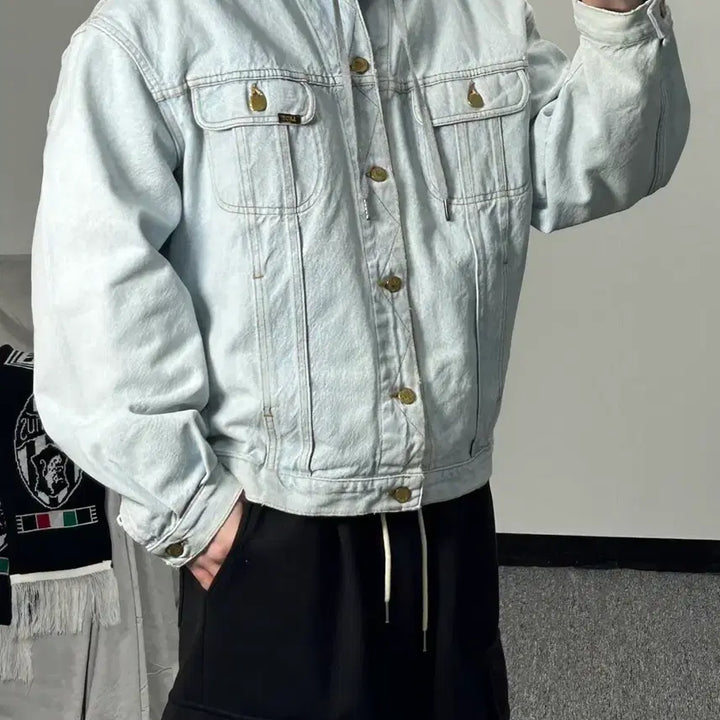 [BUNJANG] Lee Denim Trucker Jacket / Lee 데님 트러커 청자켓