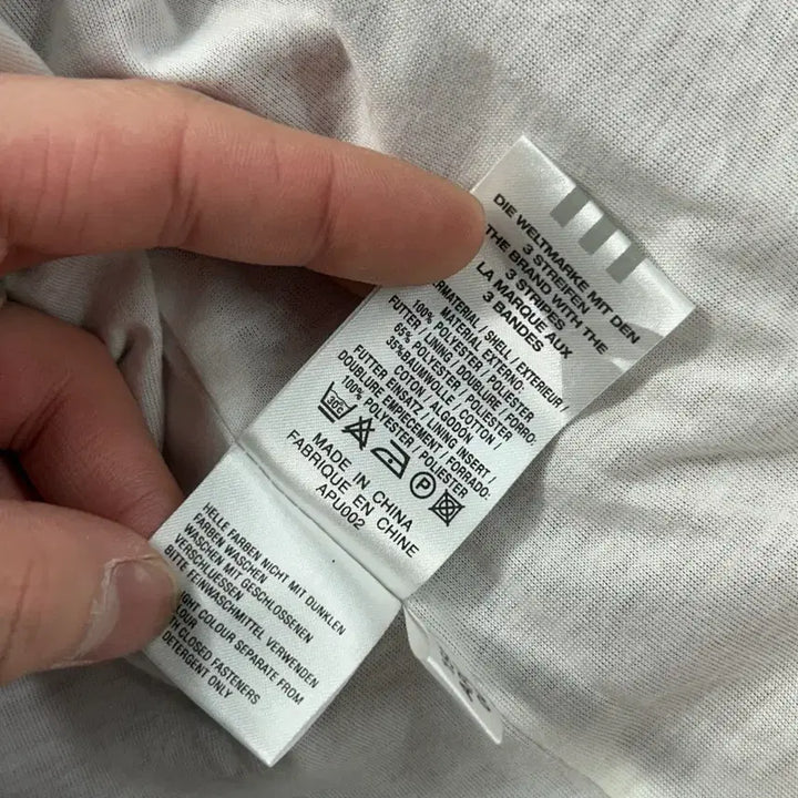 [BUNJANG] Adidas Old School Red Windbreaker Jacket / 아디다스 올드스쿨 레드 바람막이