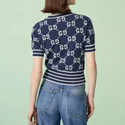 [BUNJANG] Gucci GG Cotton Jacquard Top - New / 구찌 GG 코튼 자카드 탑 - 미착용 새상품