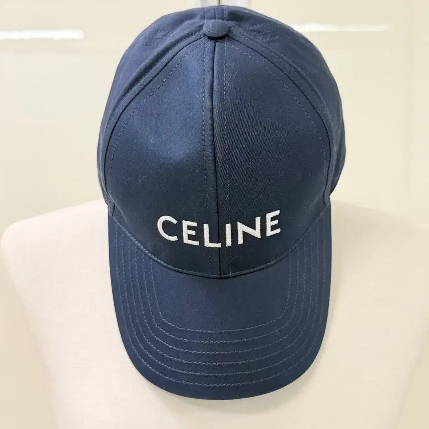 [BUNJANG] Celine Baseball Cap Cotton (Marine) - New / 셀린느 베이스 볼캡 코튼 (코튼 마린) - 미착용 새상품