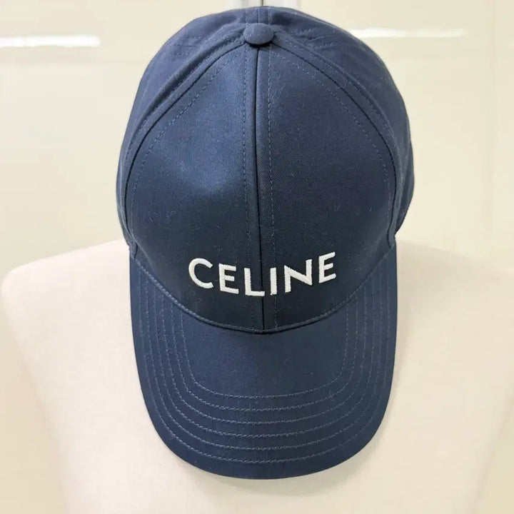[BUNJANG] Celine Baseball Cap Cotton (Marine) - New / 셀린느 베이스 볼캡 코튼 (코튼 마린) - 미착용 새상품