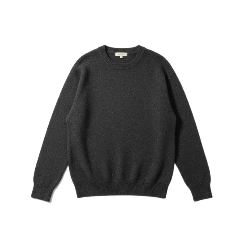 [BUNJANG] Breal Round Neck Knit Sweater Charcoal / [새상품/구77/77이상] Breal 브리얼 라운드넥 니트 스웨터 챠콜