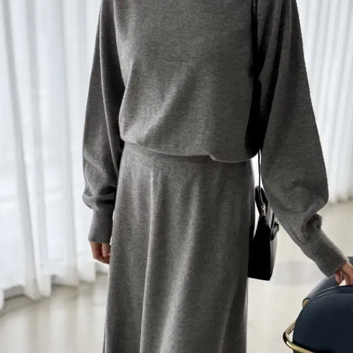[BUNJANG] Ob Two-Way Scarf Knit Cardigan (Ivory) / [새상품/재고세일] 오브 투웨이 스카프 니트 가디건 (아이보리)