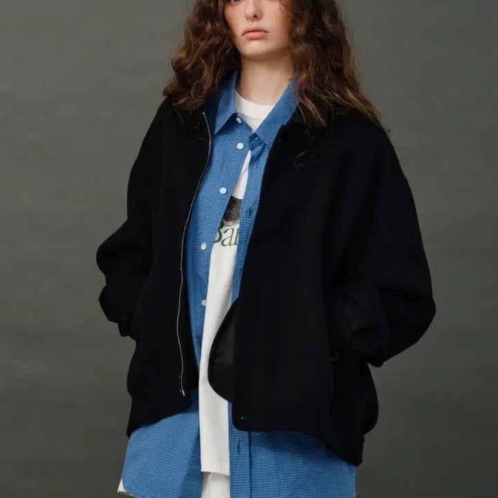 [BUNJANG] The Boyz Oversized Migrainer Wool Jacket / 더바넷 오버핏 미그레이너 울 자켓