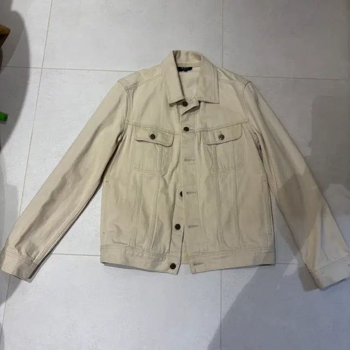 [BUNJANG] A.P.C. Ivory Denim Jacket / A.P.C. 아이보리 데님 자켓