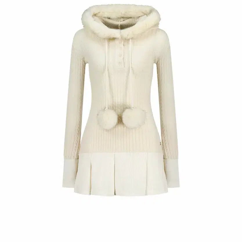 [BUNJANG] Snowball Dress M / 포어링 스노우볼 원피스 M