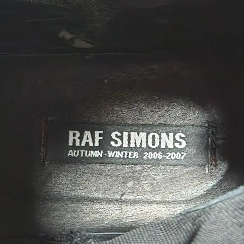 [BUNJANG] Raf Simons 06AW Accordion Boots / 라프시몬스 06aw 아코디언 부츠