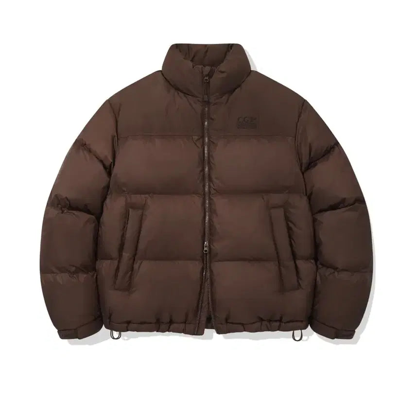 [BUNJANG] Code:Graphy Brown Short Padded Jacket / 코드그라피 브라운 숏패딩 여성 패딩 점퍼