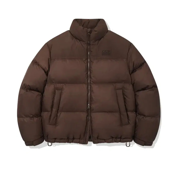 [BUNJANG] Code:Graphy Brown Short Padded Jacket / 코드그라피 브라운 숏패딩 여성 패딩 점퍼