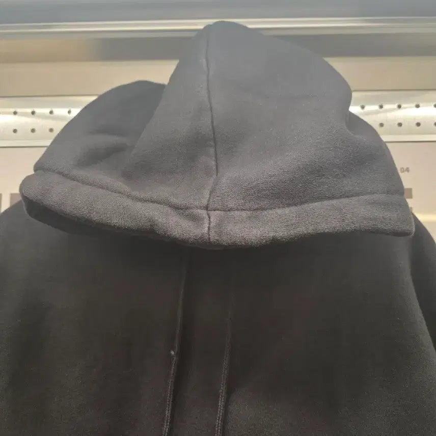 [BUNJANG] Black Fleece Hoodie / 검정 기모 후드티