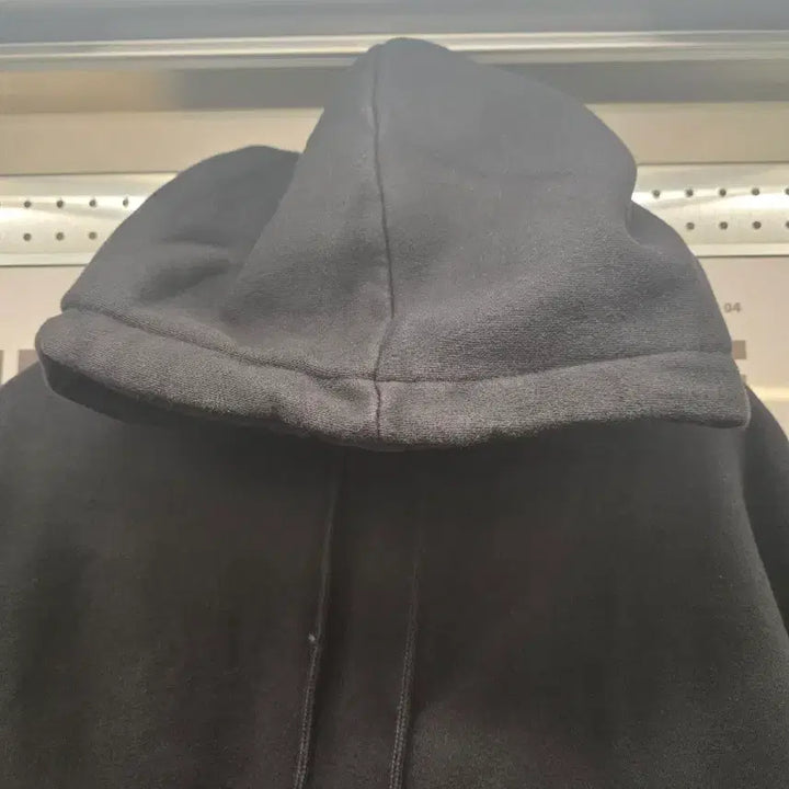 [BUNJANG] Black Fleece Hoodie / 검정 기모 후드티