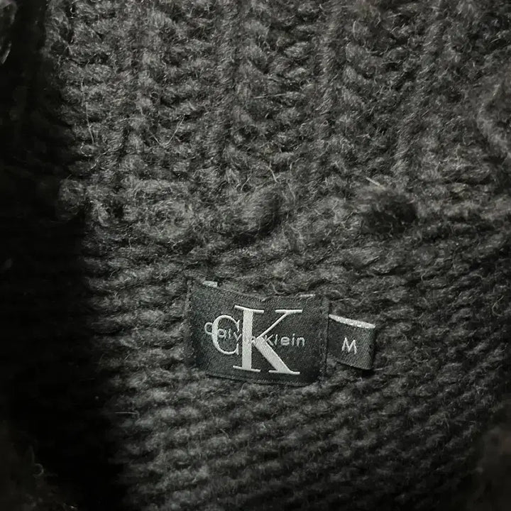 [BUNJANG] Calvin Klein Knit Sweater / 캘빈클라인 풀 집 니트