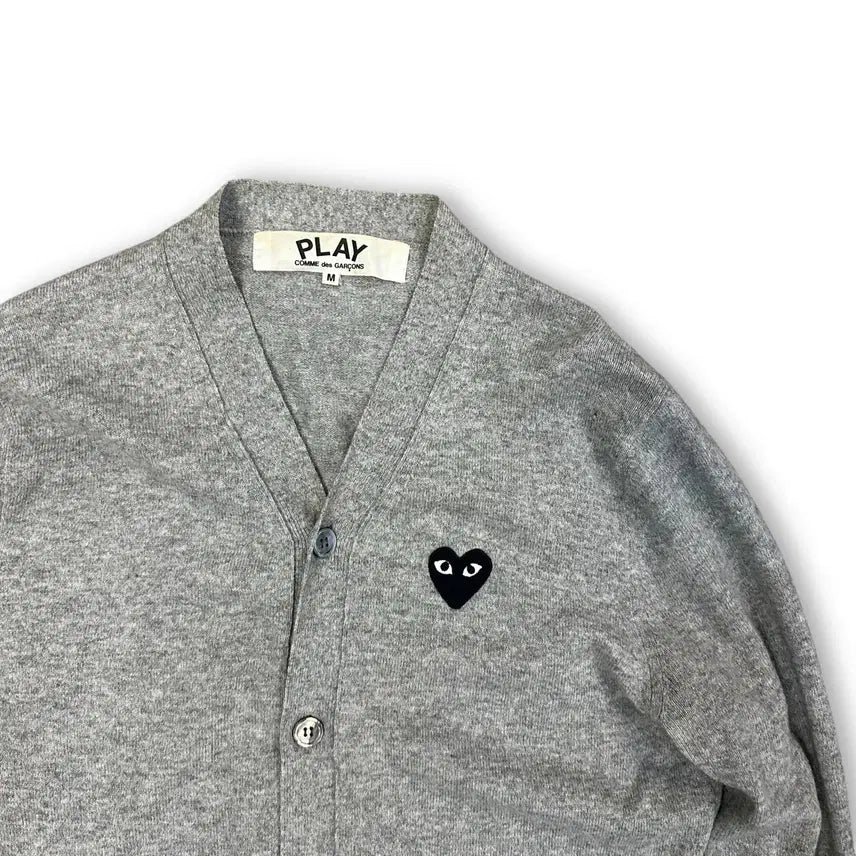 [BUNJANG] Comme des Garcons Play Black Heart Cardigan / 꼼데가르송 플레이 블랙 하트 가디건