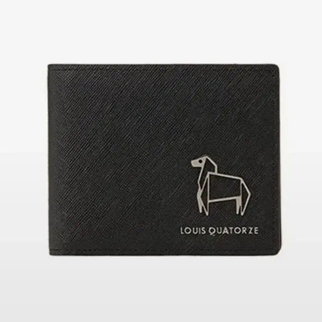 [BUNJANG] Louis Quatorze Men's Black Leather Bifold Wallet / [루이까또즈] 남성 블랙 반지갑 SJ2AH51BL